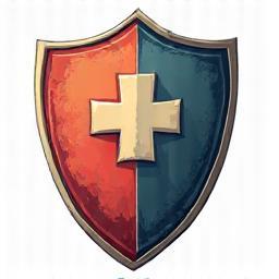 Illustration of a shield or protection.